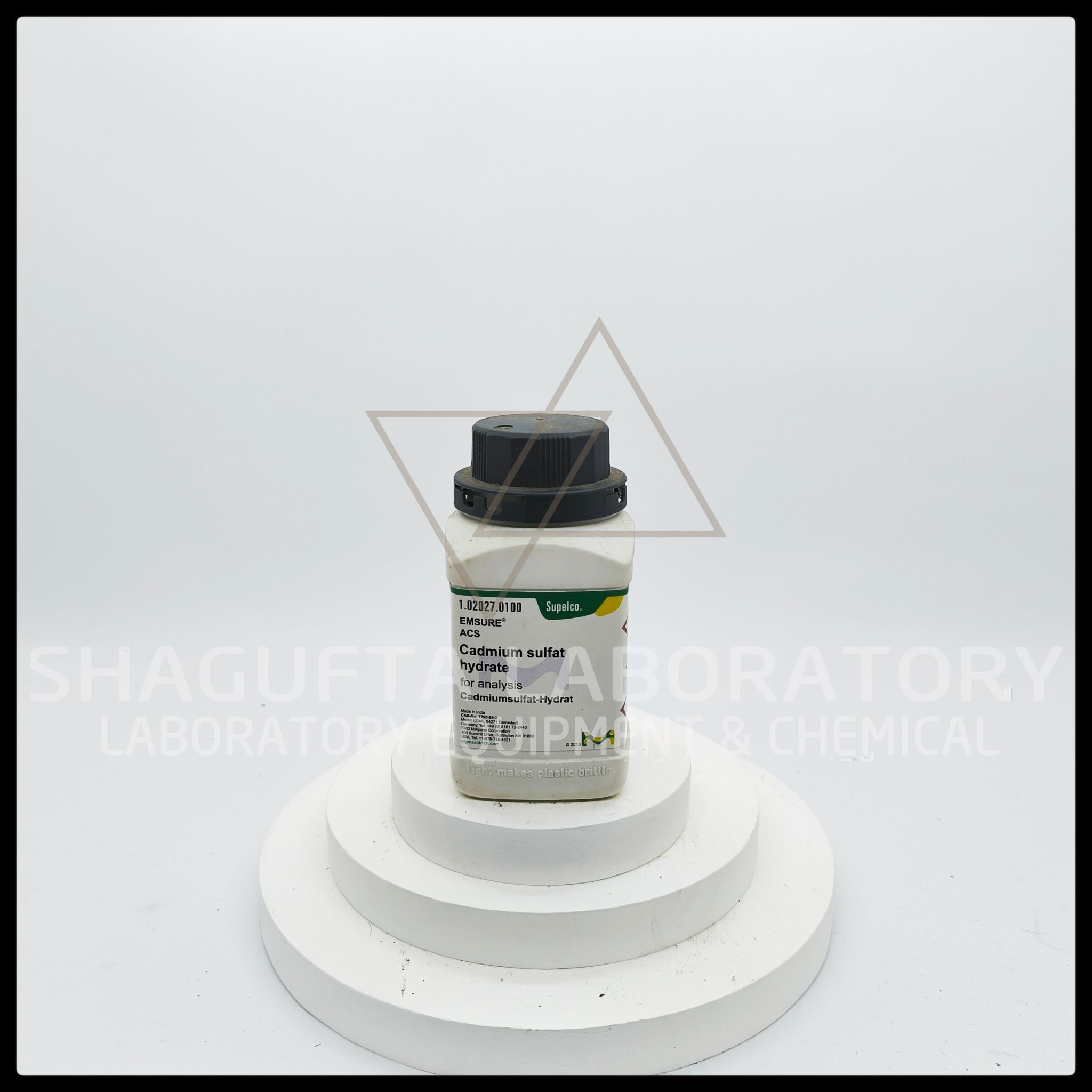 Cadmium Sulfate Hydrate EMSURE® ACS Supelco Merck 1.02027 1GR – Reagen Kimia Analytical Grade (REPACK)