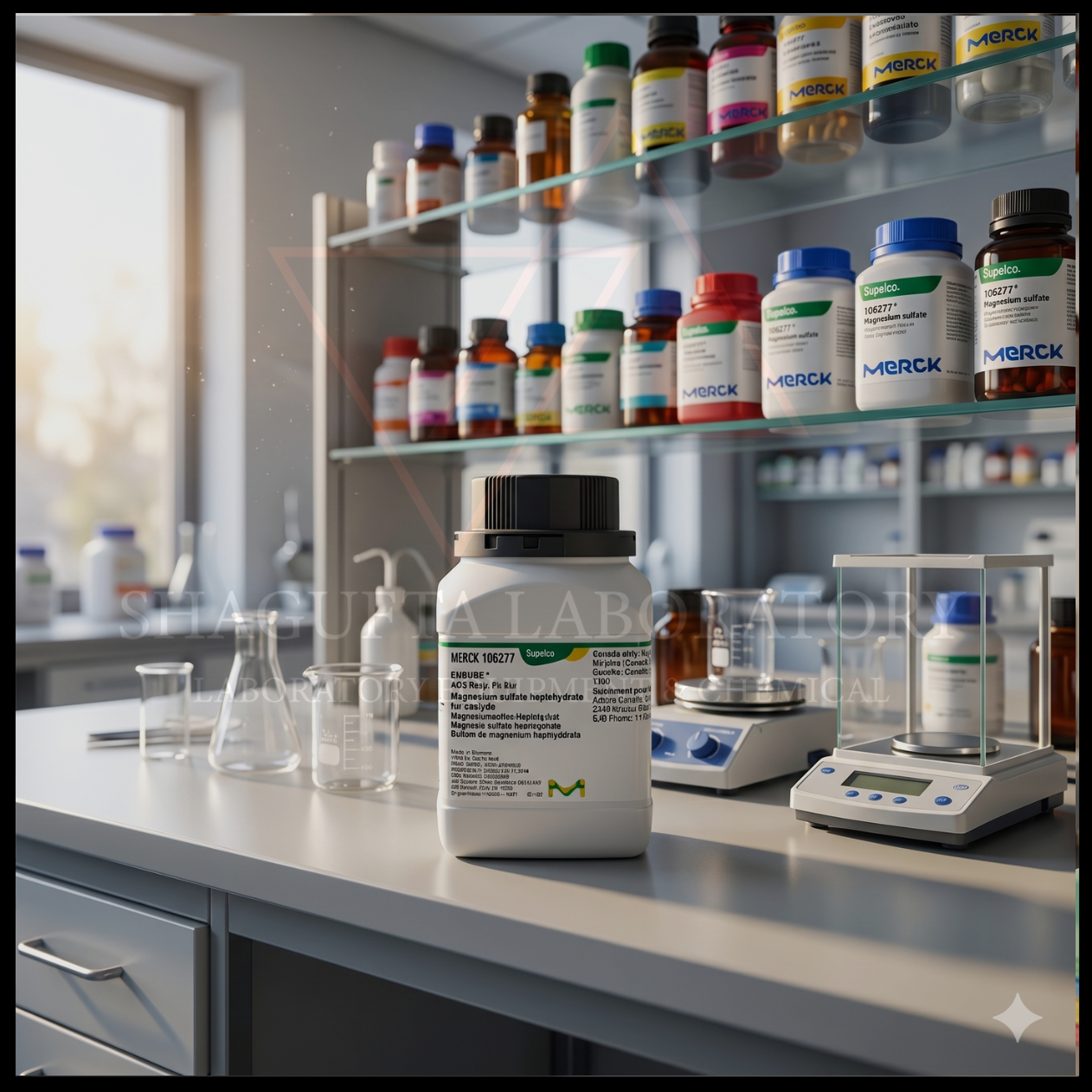 Magnesium Sulfate Heptahydrate EMSURE® ACS Reag. Ph Eur merupakan reagen laboratorium analytical grade berkualitas tinggi untuk kebutuhan analisis, quality control, penelitian, pendidikan, dan aplikasi industri. Cocok digunakan pada laboratorium profesional dengan standar akurasi tinggi.