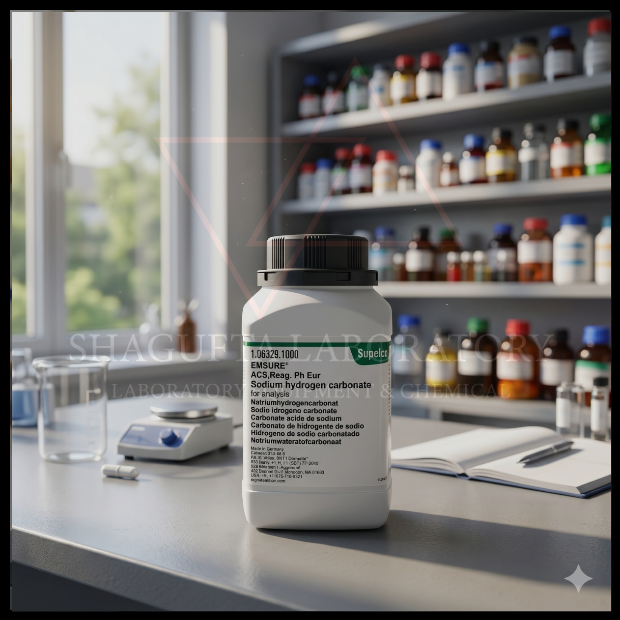 SODIUM HYDROGEN CARBONATE MERCK 106329 / SODIUM BICARBONATE PRO ANALIS 50GR (REPACK)