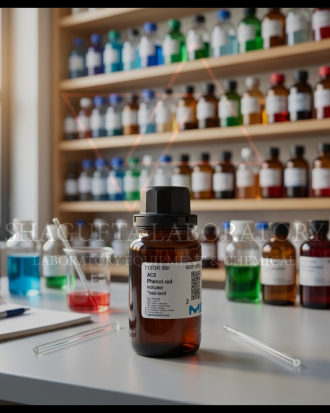 Phenol Red Indicator Merck merupakan indikator pH berkualitas tinggi untuk kebutuhan analisis laboratorium, titrasi, penelitian, QC, dan pendidikan. Cocok digunakan pada laboratorium kimia, farmasi, mikrobiologi, industri makanan, dan institusi penelitian dengan standar analitik profesional.
