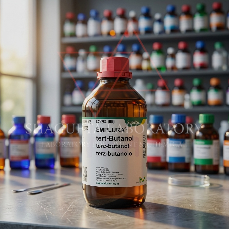 tert-Butanol EMPLURA® merupakan bahan kimia laboratorium berkualitas laboratory grade yang digunakan untuk kebutuhan sintesis, penelitian, quality control, formulasi industri, dan aplikasi laboratorium umum. Cocok untuk laboratorium kimia, institusi pendidikan, serta kebutuhan industri dan riset.