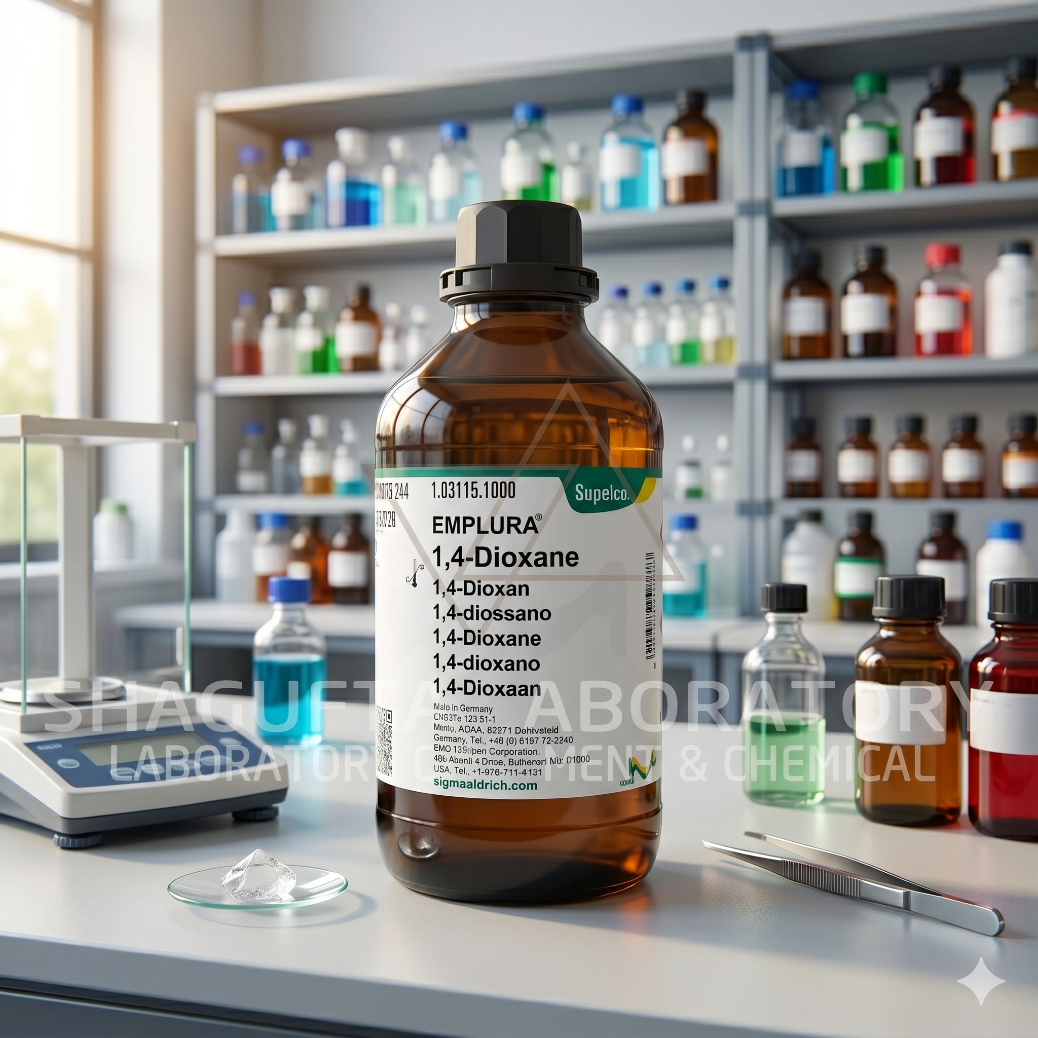 1,4-Dioxane EMPLURA Supelco Merck untuk Laboratorium, Research & QC