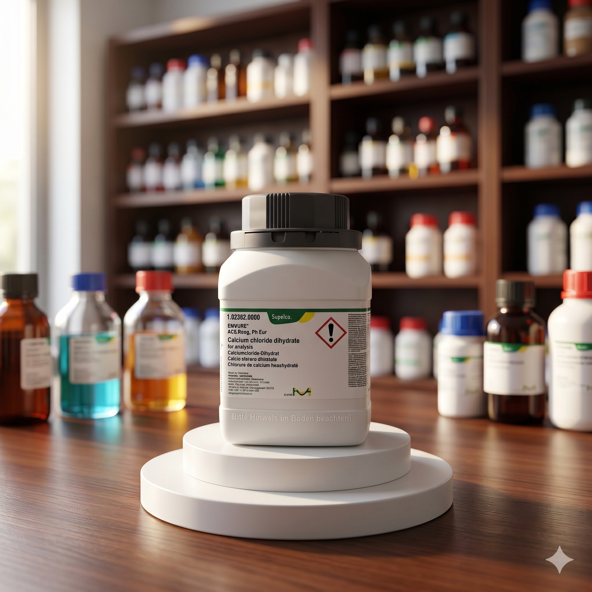 Calcium Chloride Dihydrate EMSURE® ACS Merck/Supelco 102382 500 g | Reagen Analitik Laboratorium