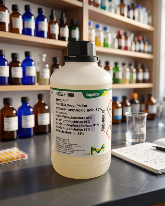 Ortho Phosphoric Acid 85% Merck EMSURE 50ML – Asam Fosfat Analytical Grade untuk Laboratorium & QC (REPACK)