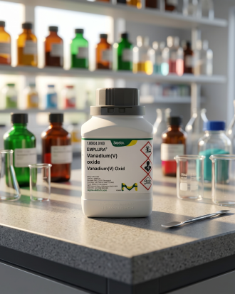 Vanadium(V) Oxide EMPLURA® Merck 100824 1GR – Vanadium Pentoxide Reagent Laboratorium (REPACK)