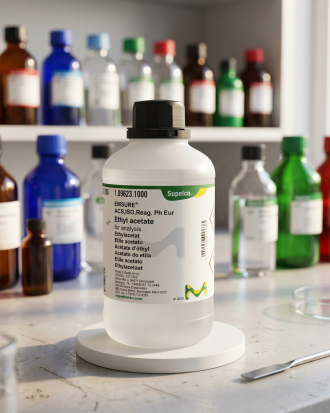 Supelco EMSURE Ethyl Acetate for Analysis 1096231000 ACS ISO Reag. Ph Eur | Ethyl Acetate Laboratory Grade