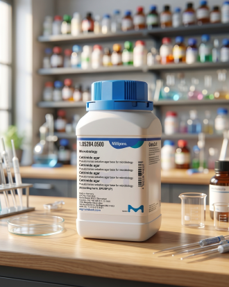Cetrimide Agar Merck Millipore 105284 merupakan media mikrobiologi selektif untuk isolasi dan identifikasi Pseudomonas aeruginosa dalam pengujian laboratorium mikrobiologi. Cocok digunakan untuk quality control, penelitian, pendidikan, farmasi, pangan, lingkungan, dan aplikasi industri.