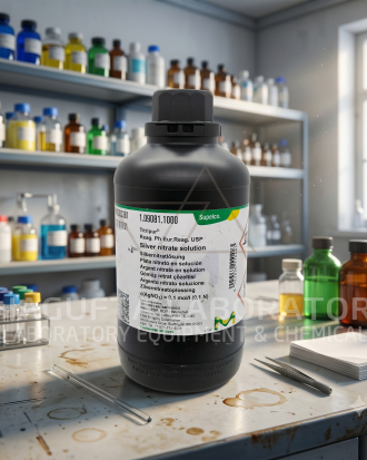 Supelco Silver Nitrate Solution 0.1 mol/L 1.09081.1000 – Larutan Perak Nitrat Reagen Analitik Laboratorium