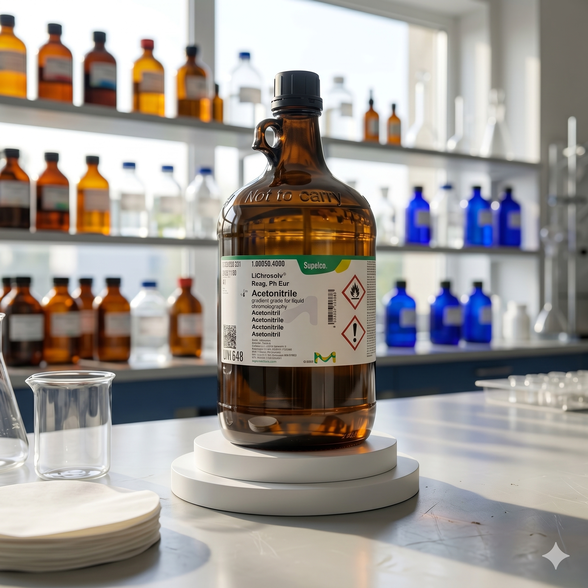 Acetonitrile LiChrosolv® Merck 1.00030.4000 HPLC Grade | Acetonitrile for Liquid Chromatography