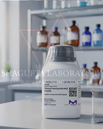 Potassium Hexacyanoferrate(II) Trihydrate ACS Reag. Ph Eur – Kalium Heksasianoferrat(II) Trihidrat MERCK 104984 100GRAM