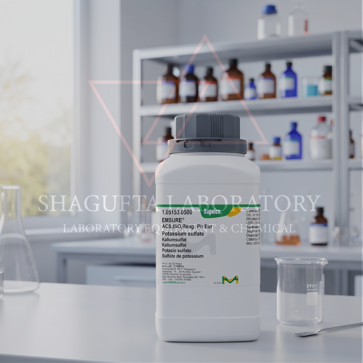 Potassium Sulfate for Analysis ACS ISO Reag. Ph Eur – Kalium Sulfat Merck 105153 1KG