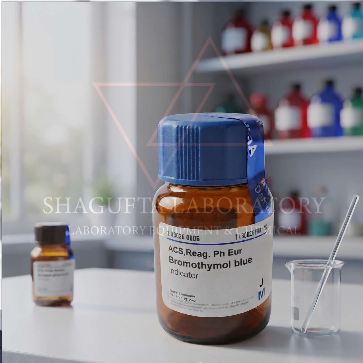 Bromothymol Blue Indicator ACS Reag. Ph Eur Merck 103026 5g – Indikator pH Laboratorium Berkualitas Tinggi